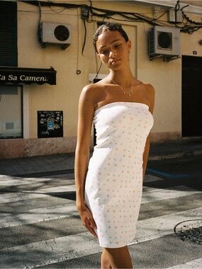NEW. Djerf Avenue Tube Dress Butterfly. NWT